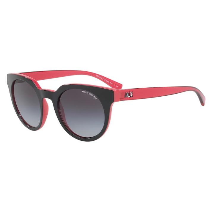 Armani Exchange Ax4062s 50mm Rectangle Gradient Sunglasses, Women's, Med Brown