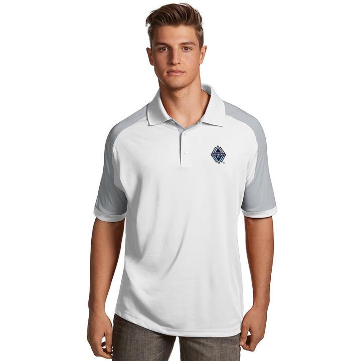 Men's Antigua Vancouver Whitecaps Century Polo, Size: Large, White