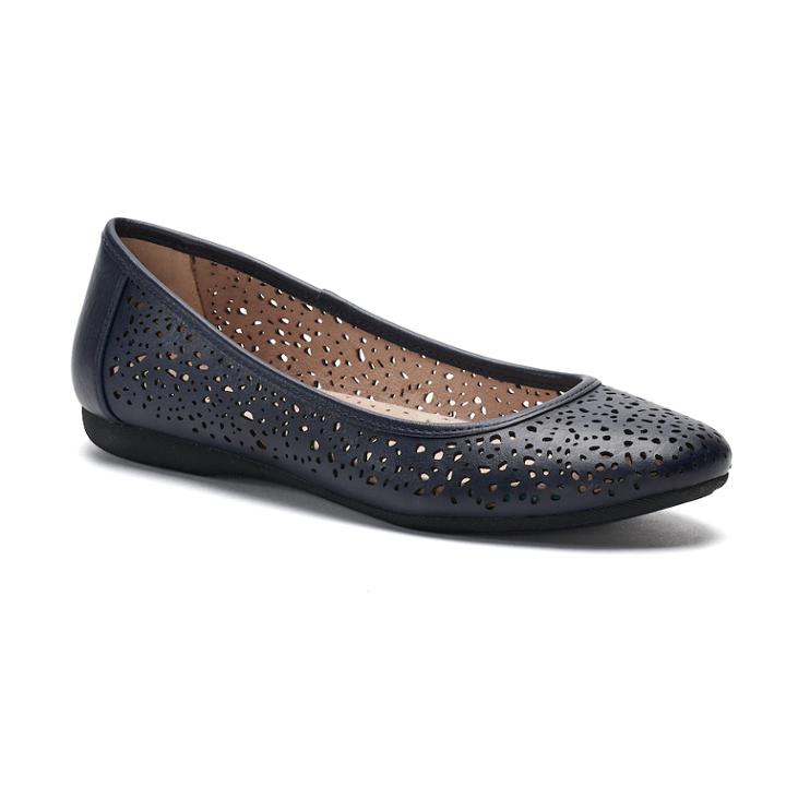 Croft & Barrow&reg; Marilla Women's Ortholite Ballet Flats, Size: Medium (9), Blue