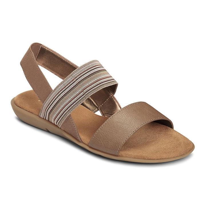 A2 By Aerosoles Savant Women's Sandals, Size: Medium (6.5), Dark Beige