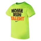 Boys 4-7 Nike Home Run Talent Logo Graphic Tee, Size: 7, Lt Yellow