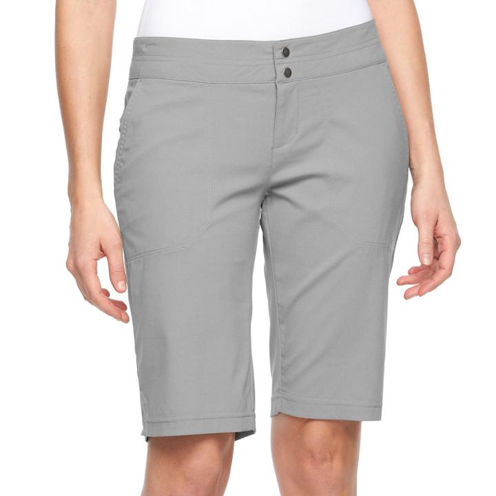 Women's Columbia Zephyr Heights Bermuda Shorts, Size: 10, Grey