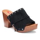 Unionbay Makena Women's Tassel Clogs, Girl's, Size: 6, Black