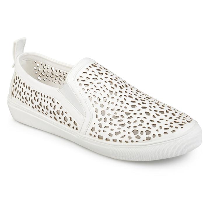 Journee Collection Kenzo Women's Sneakers, Size: Medium (6.5), White