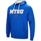 Men's Middle Tennessee Blue Raiders Pullover Fleece Hoodie, Size: Small (navy)