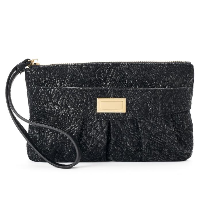 Juicy Couture Jc 700 Ruched Lace Wristlet, Women's, Black