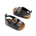 Baby Boy Carter's Double Buckle Sandle Crib Shoes, Size: 9-12months, Blue