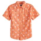 Boys 8-20 Urban Pipeline&reg; Printed Maxwear Button-down Shirt, Size: Xl, Med Orange