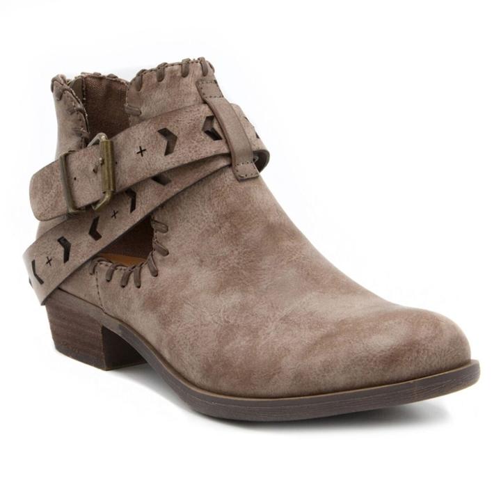 Sugar Tiggles Women's Ankle Boots, Size: Medium (6.5), Brown