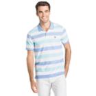 Men's Izod Advantage Sportflex Slim-fit Striped Performance Polo, Size: Small, Blue
