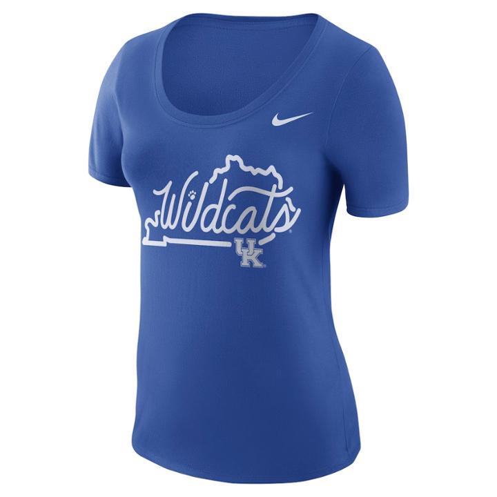 Women's Nike Kentucky Wildcats Local Elements Tee, Size: Xxl, Blue