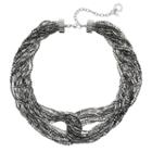 Simply Vera Vera Wang Interlocked Multi Strand Chunky Necklace, Women's, Multicolor