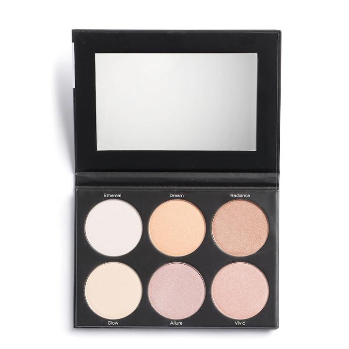 Bh Cosmetics Spotlight Highlight 6-color Palette, Multicolor