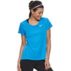 Women's Nike Dry Miler Mesh Running Top, Size: Medium, Brt Blue