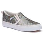Vans Asher Slip-on Skate Shoes - Girls, Girl's, Size: 5, Black