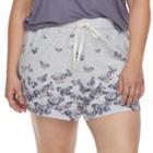 Plus Size Sonoma Goods For Life&trade; Shorts, Women's, Size: 1xl, Light Grey
