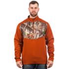 Men's Huntworth Camo Colorblock Performance Stretch Half-zip Pullover, Size: Xxl, Brown