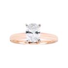 Evergreen Diamonds 1 Carat T.w. Igl Certified Lab-created Diamond Solitaire Engagement Ring, Women's, Size: 5.50, White