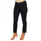 Women's Harve Benard Side Zip Ankle Pants, Size: 2, Dark Blue