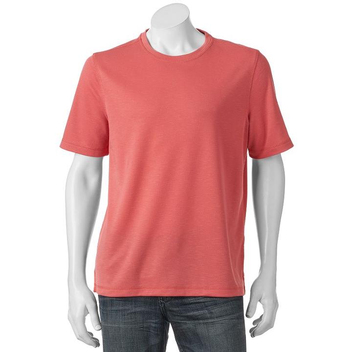 Men's Croft & Barrow&reg; Classic-fit Island Crewneck Tee, Size: Xl, Med Orange
