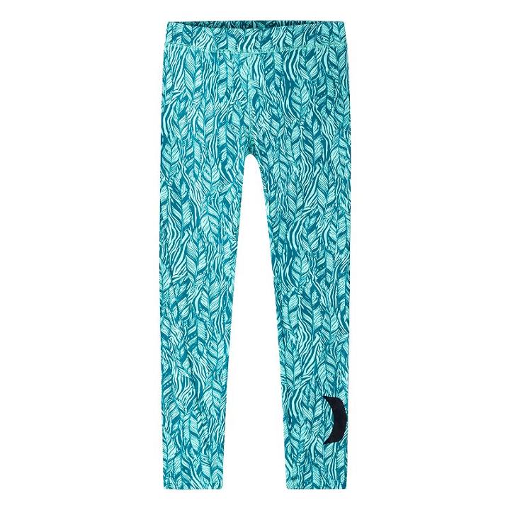 Girls 7-16 Hurley Printed Moto Leggings, Size: Medium, Green Oth