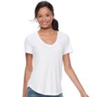 Juniors' So&reg; Perfect Tee, Teens, Size: Xl, White