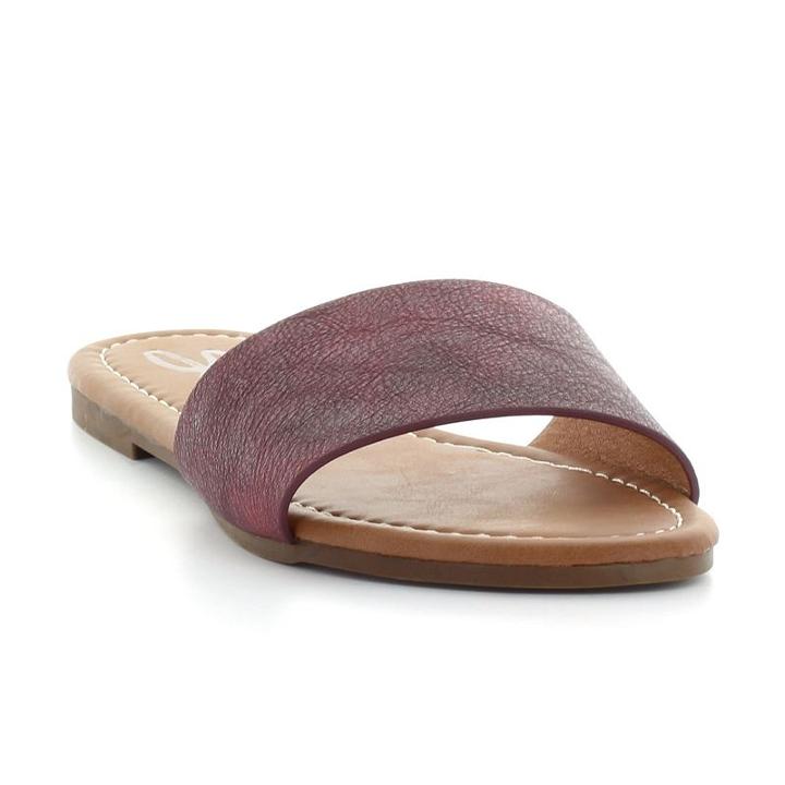 Seven7 Solo Women's Slide Sandals, Size: 11, Dark Red
