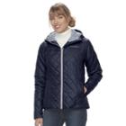 Women's Columbia Copper Crest Hooded Quilted Jacket, Size: Small, Purple Oth