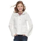 Juniors' So&reg; Hooded Utility Jacket, Teens, Size: Xl, White