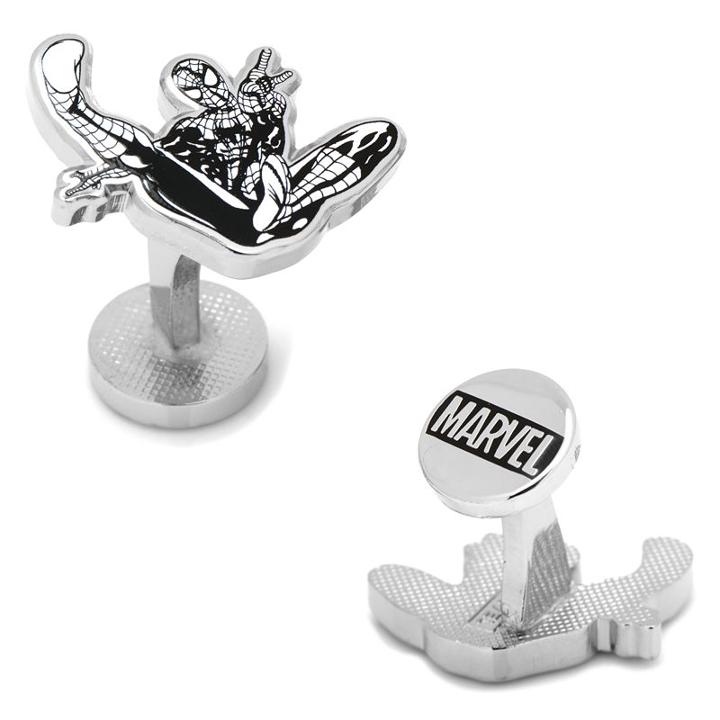 Marvel Spider-man Ink Action Cuff Links, Men's, White