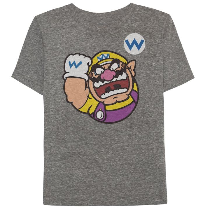 Boys 4-10 Jumping Beans&reg; Nintendo Mario Bros. Wario Heathered Graphic Tee, Size: 6, Grey