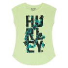 Girls 7-16 Hurley Lost In Paradise Tee, Girl's, Size: Large, Brt Green