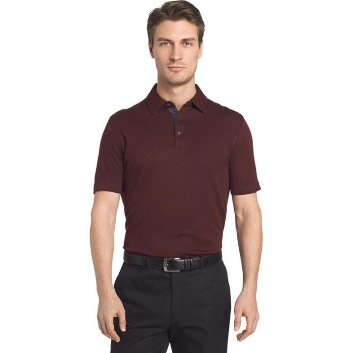 Men's Van Heusen Classic-fit Self-collar Polo, Size: Xl, Red Other