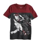 Boys 4-12 Sonoma Goods For Life&trade; Sporty Pieced Graphic Tee, Size: 7, Black