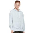 Juniors' So&reg; Oversized Fleece Hoodie, Teens, Size: Small, Light Blue