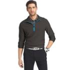 Men's Izod Classic-fit Performance Golf Quarter-zip Pullover, Size: Medium, Dark Grey