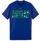Boys 8-20 Adidas Football Tee, Boy's, Size: Large, Blue Other
