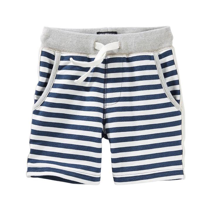 Boys 4-12 Oshkosh B'gosh&reg; French Terry Striped Pull-on Shorts, Boy's, Size: 10, Ovrfl Oth