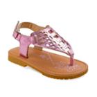 Petalia Abstract Toddler Girls' Sandals, Size: 10 T, Pink
