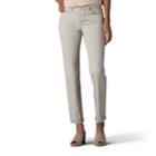 Women's Lee Renee Slim Girlfriend Pants, Size: 10 Avg/reg, Beige
