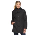 Women's Weathercast Quilted Jacket, Size: Small, Black