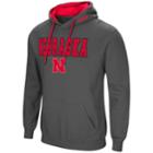 Men's Nebraska Cornhuskers Pullover Fleece Hoodie, Size: Xxl, Silver