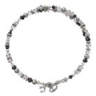 Simply Vera Vera Wang Beaded Coil Necklace, Women's, Med Grey