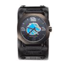 Rockwell Boise State Broncos Assassin Leather Watch - Men, Black