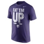 Men's Nike Kansas State Wildcats Local Verbiage Tee, Size: Xl, Purple