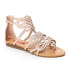 Unionbay Lindy Women's Rhinestone Gladiator Sandals, Size: 10, Brown