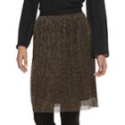 Women's Apt. 9&reg; Pleated Midi Skirt, Size: Xl, Black