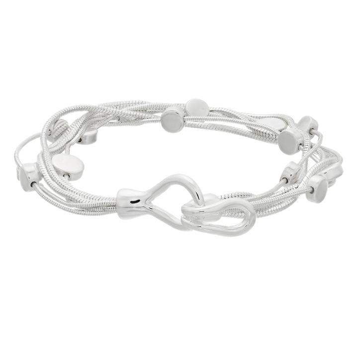 Dana Buchman Multirow Chain Link Bracelet, Women's, Silver