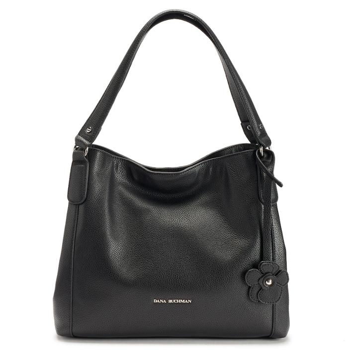 Dana Buchman Tifton Hobo, Women's, Black