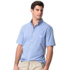 Men's Chaps Classic-fit Houndstooth Easy-care Button-down Shirt, Size: Xl, Blue